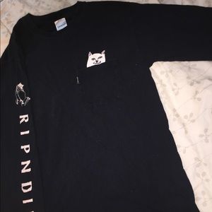 RIPNDIP cat shirt long sleeves